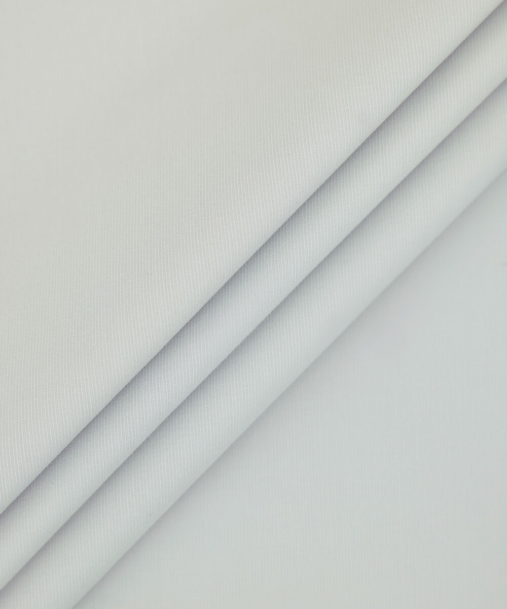 Men's Unstitched 2-Piece Premium Cotton Dobby Soft Grey Suit