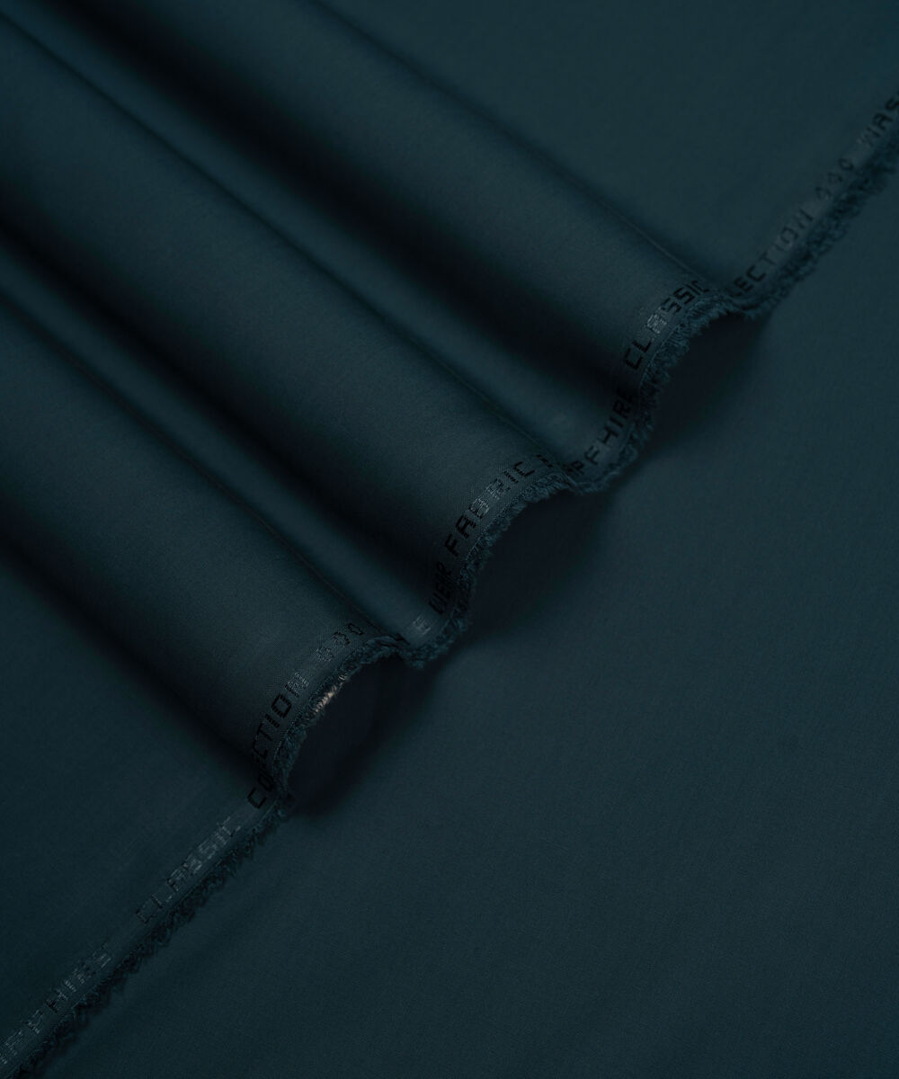 Men's Unstitched Two-Piece Dark Green  Refined Wash & Wear Suit