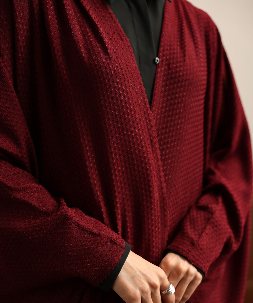 Women's Navy Kaftan Abaya Set