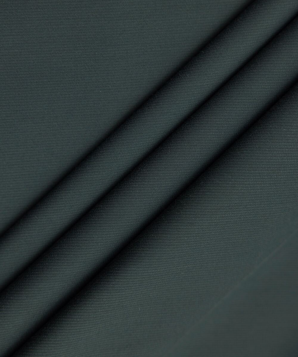 Men's Unstitched Two-Piece Premium Cotton Satin Charcoal Suit.