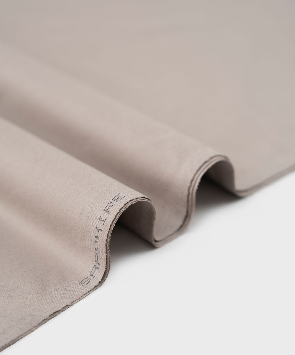 Men's Unstitched Beige Karandi Suit