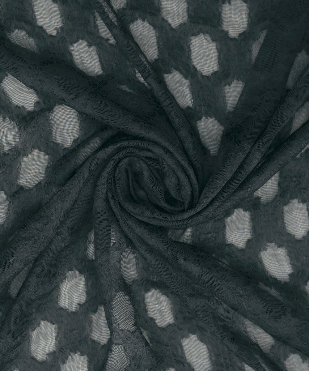 Solid Brochea Jacquard Green Dupatta