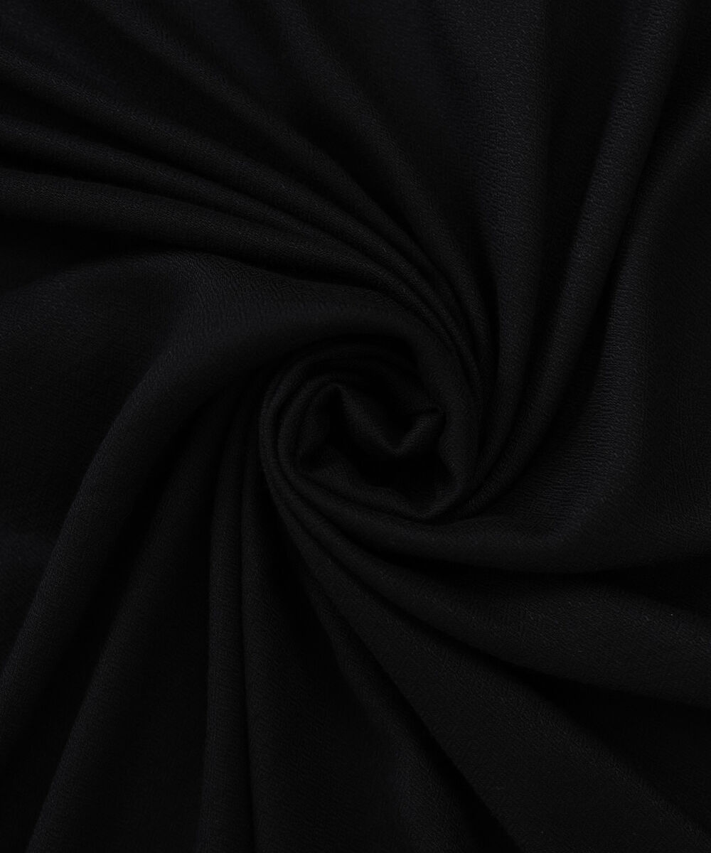 Dobby Solid Black Dupatta
