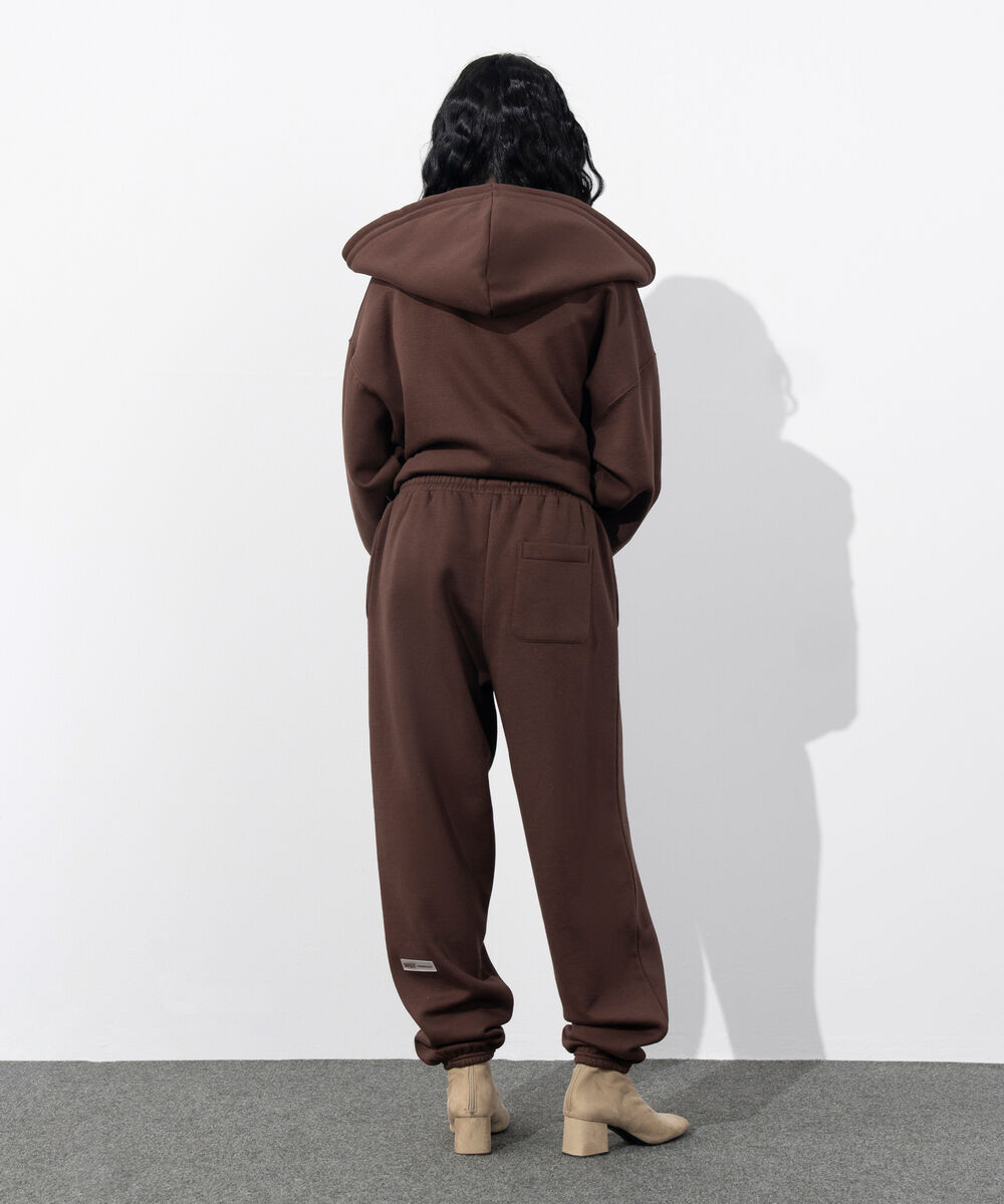 Women's Western Wear Brown Fleece Jogging Trousers