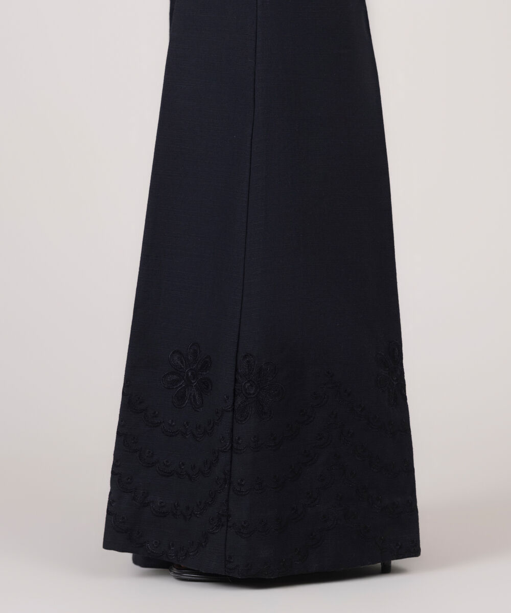 Women's Unstitched Khaddar Embroidered Trousers Fabric