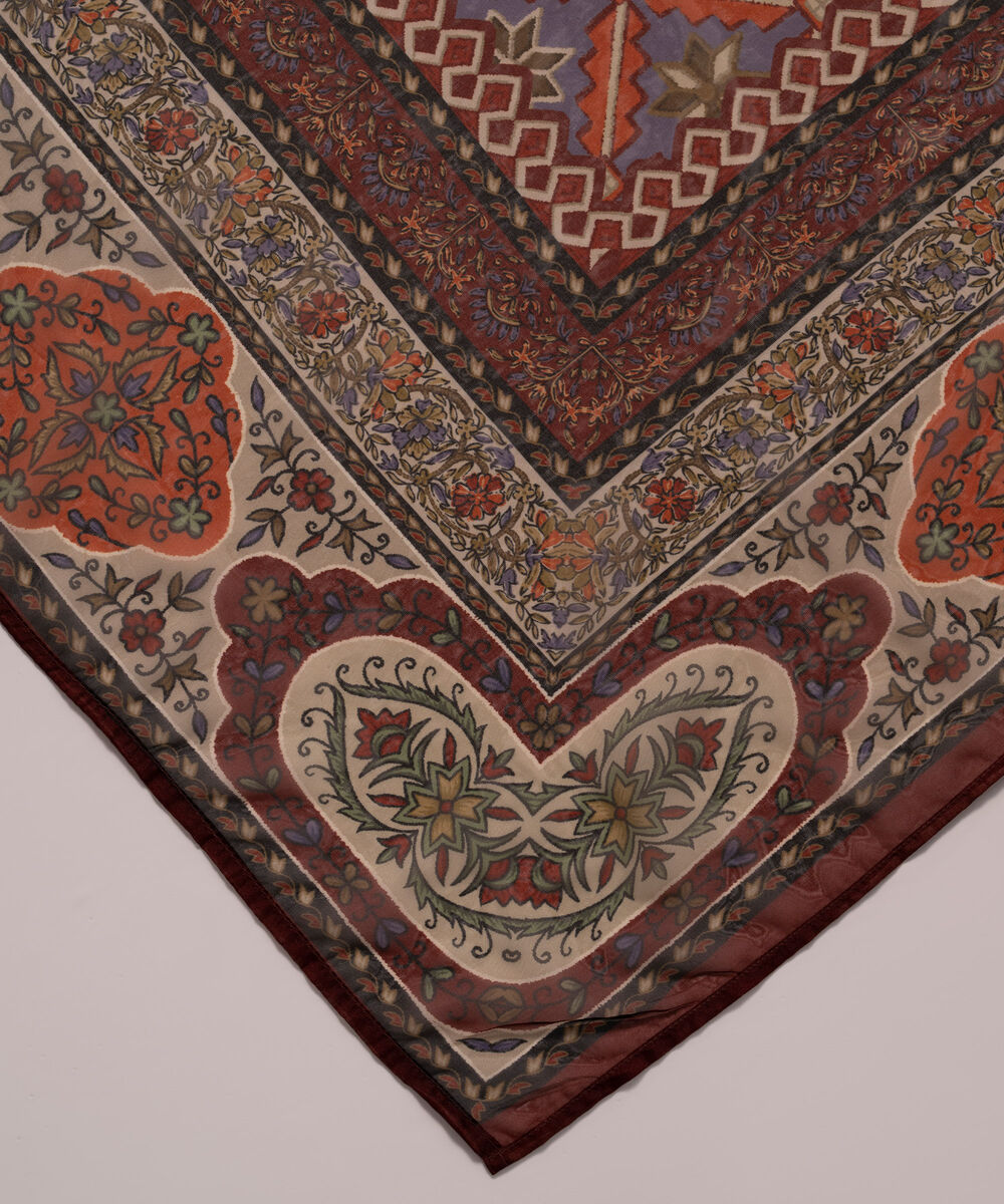 Blended Tissue Printed Multi Dupatta