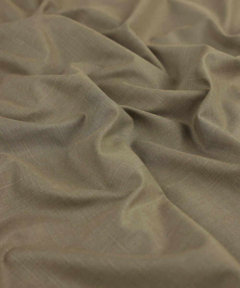 Men's Unstitched Premium Wash and Wear Olive Full Suit Fabric
