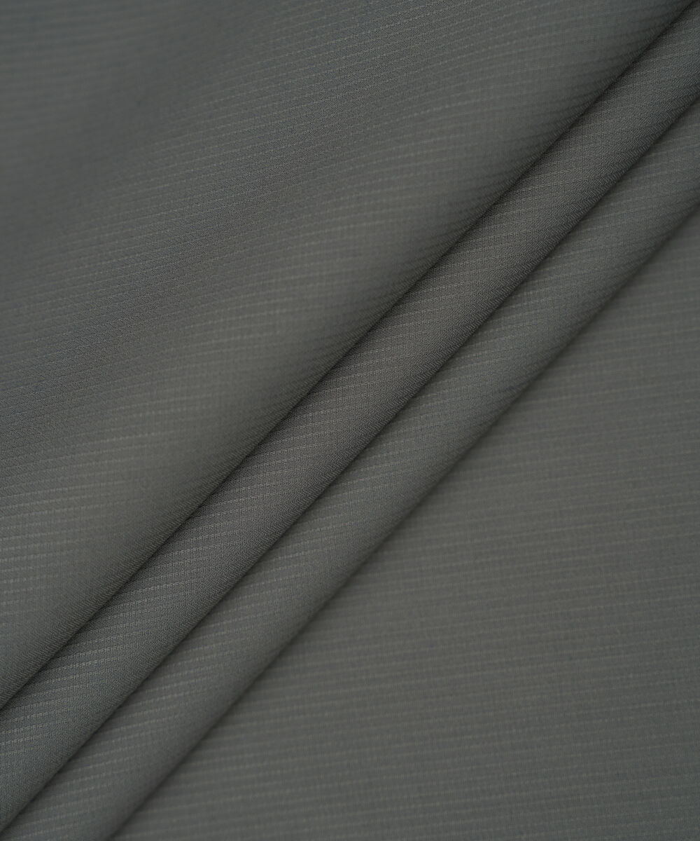 Men's Unstitched 2-Piece Premium Wash & Wear Dobby Grey Suit