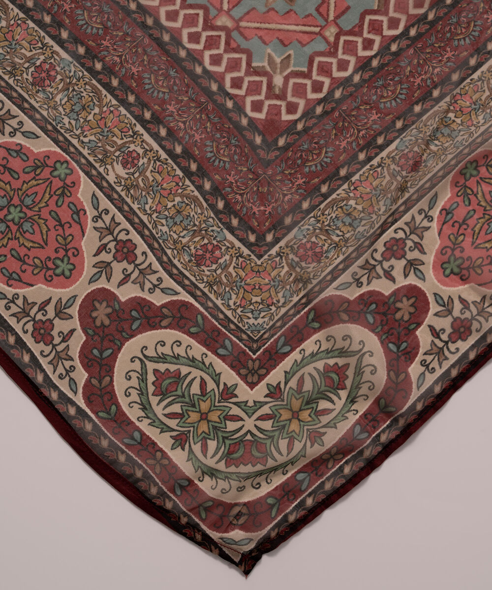 Blended Tissue Printed Multi Dupatta