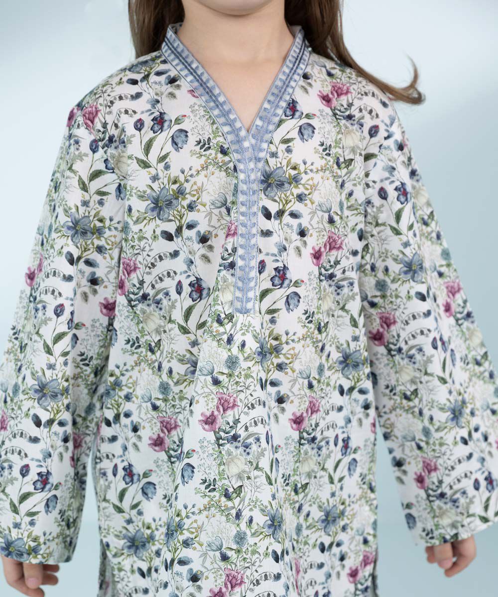 Mommy & Me Girls Two Piece White Suit