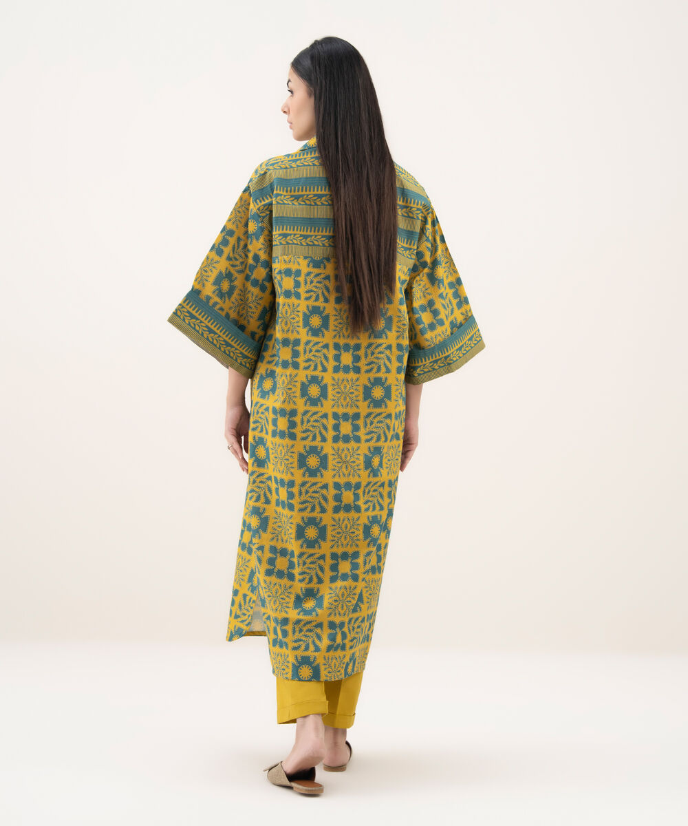 Women's Unstitched Lawn Printed Multi 2 Piece Suit