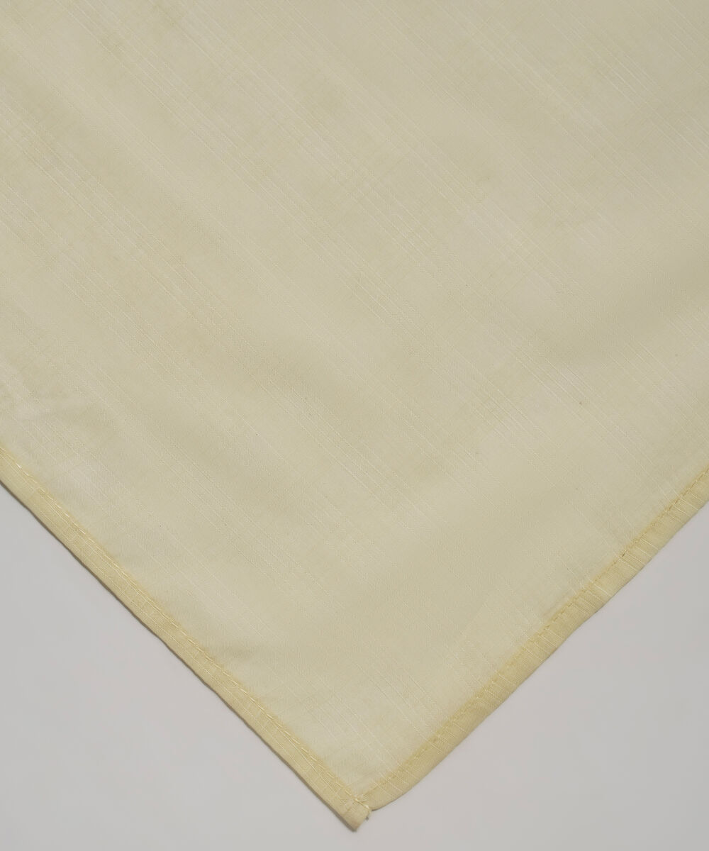 Textured Voile Solid Yellow Dupatta
