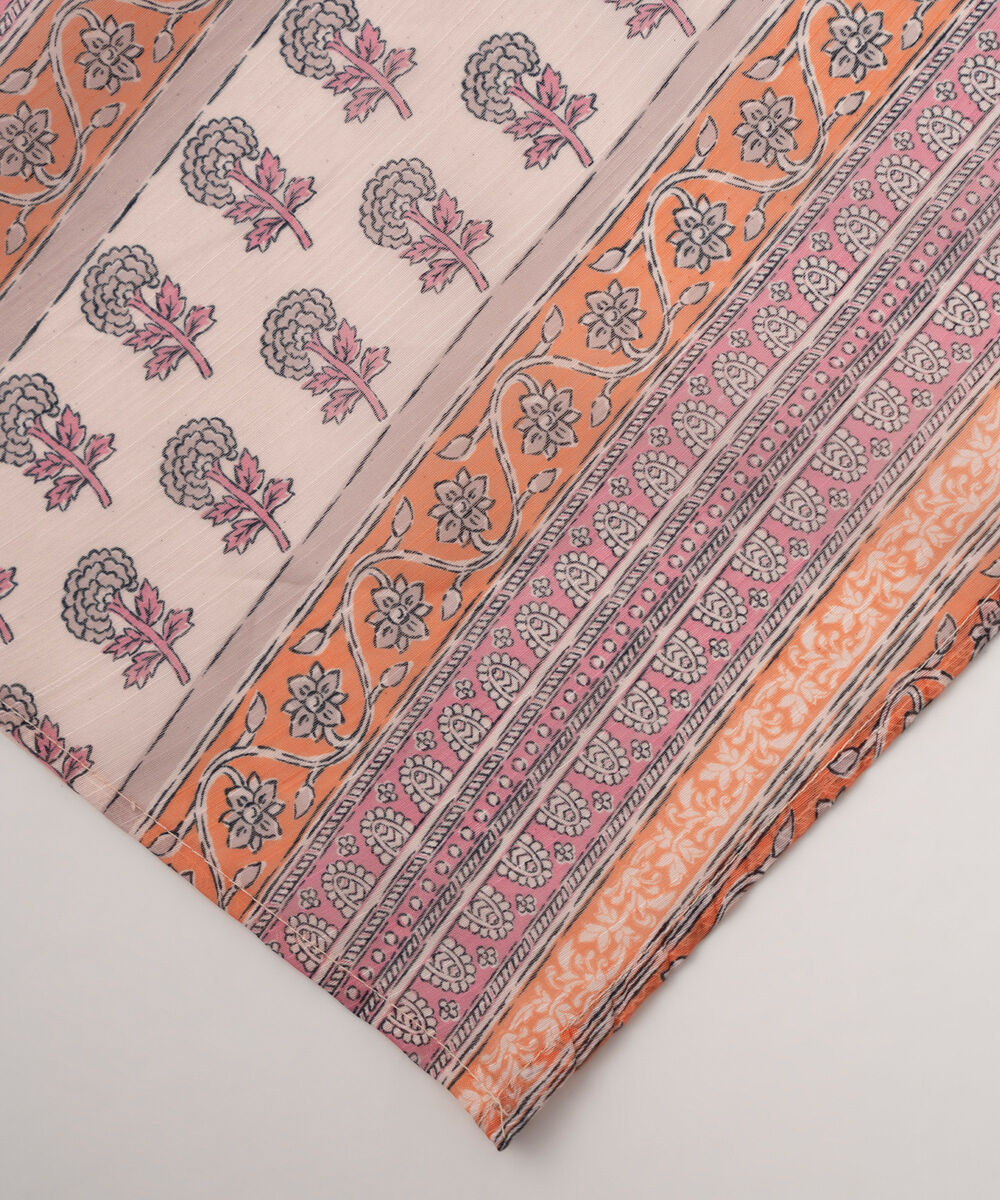 Manaar Printed Pink Dupatta