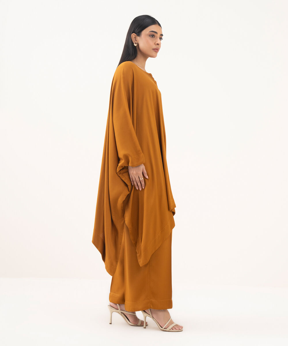 Women's RTW Bedford  Solid Rust Kaftan