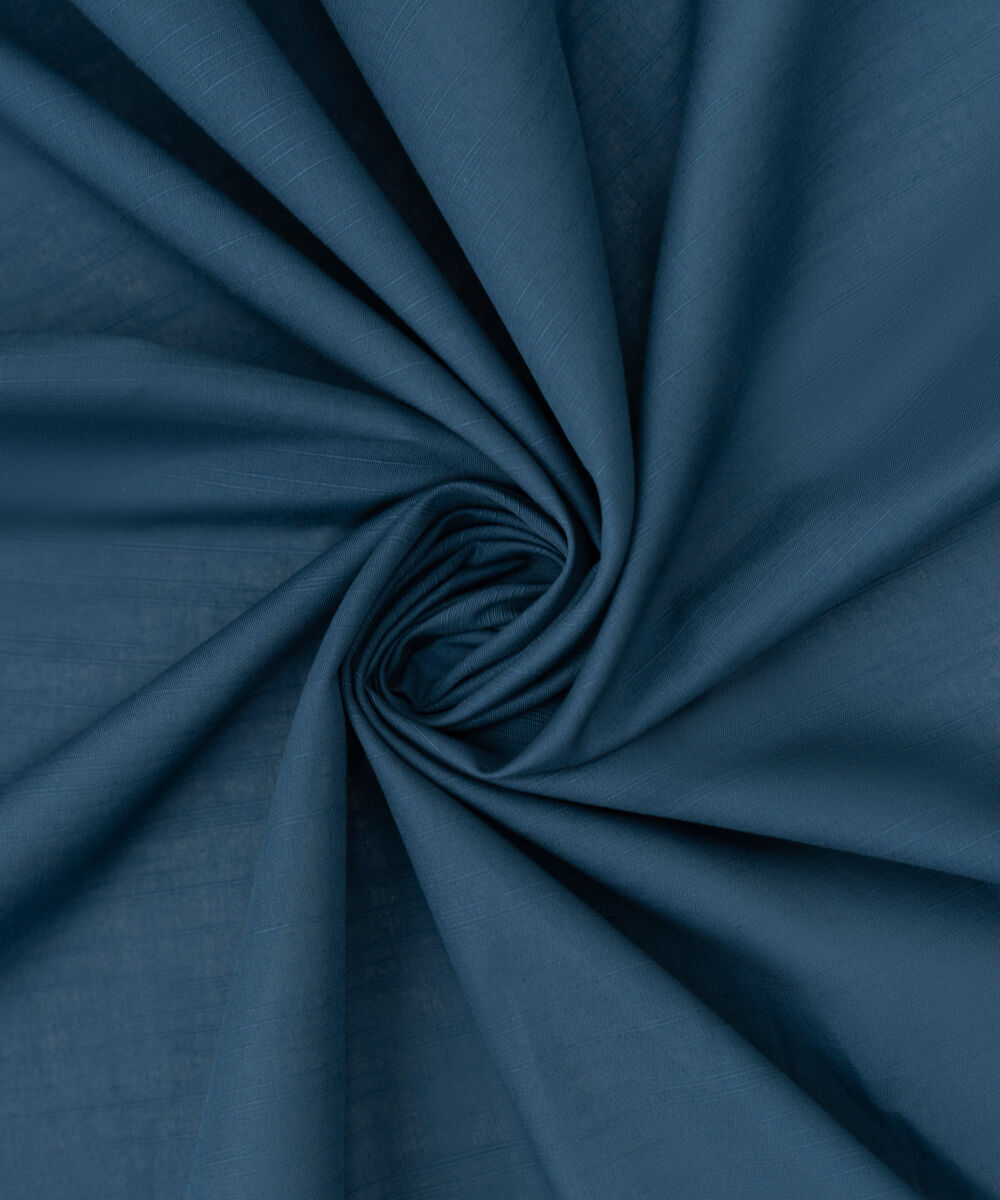 Light Khaddar Solid Blue Dupatta