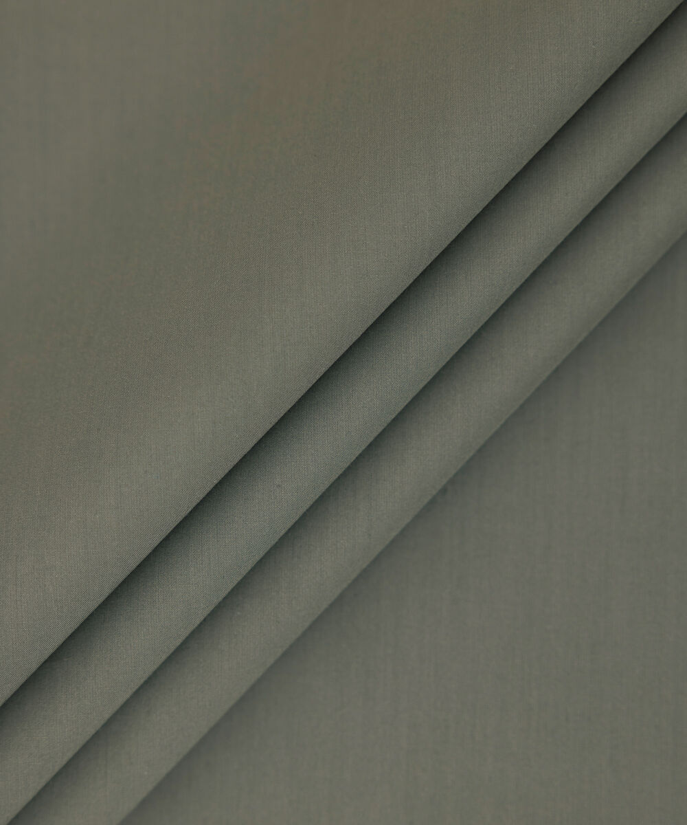 Men's Unstitched 2-Piece Luxe Wash & Wear Olive Suit