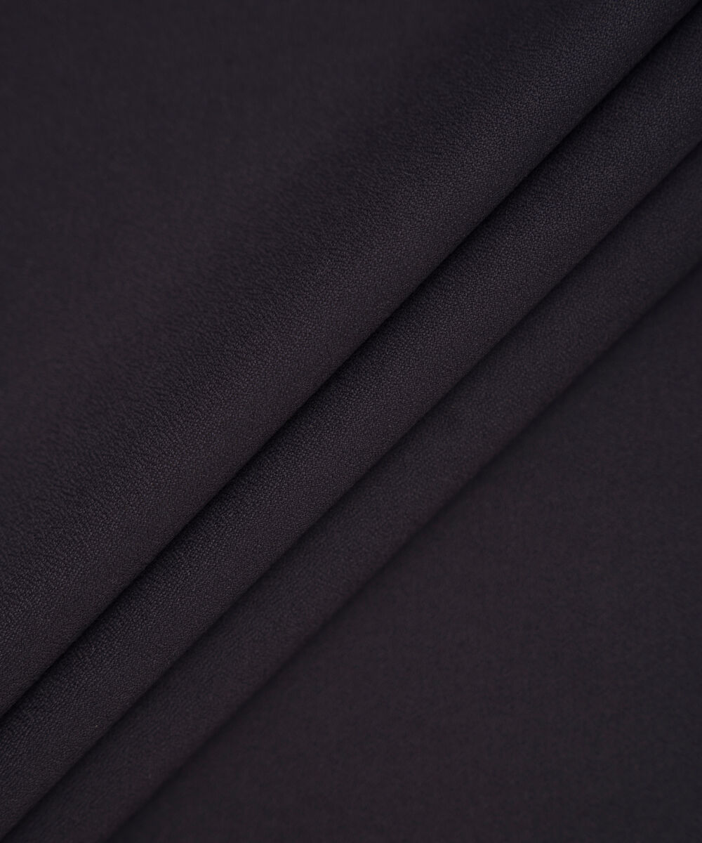 Men Unstitched Wash & Wear Plum Full Suit Fabric