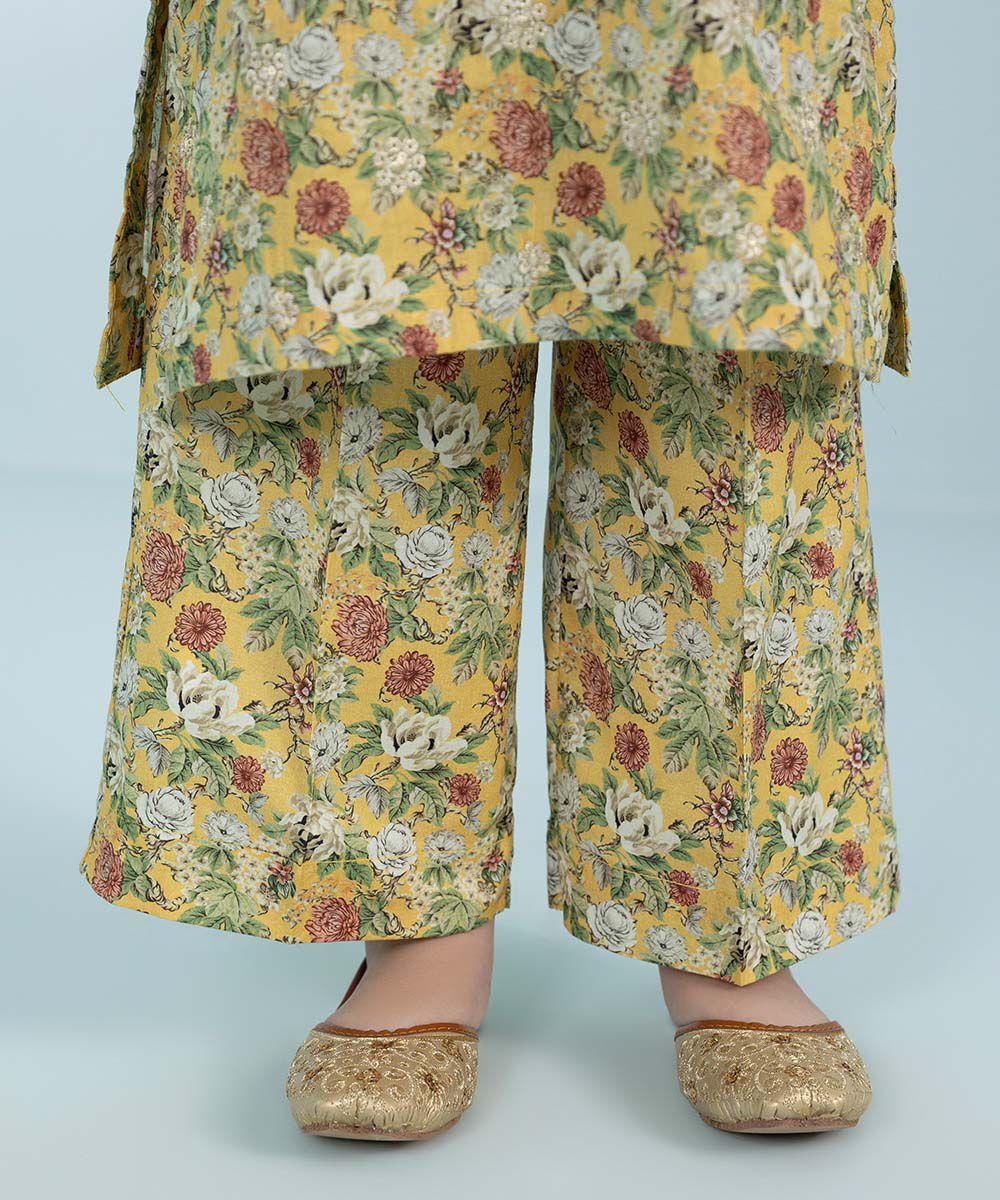 Mommy & Me Girls Two Piece Yellow Suit