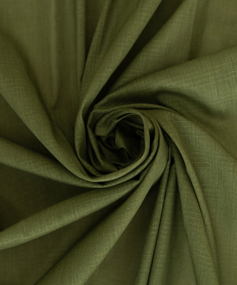 Textured Voile Printed Green Dupatta