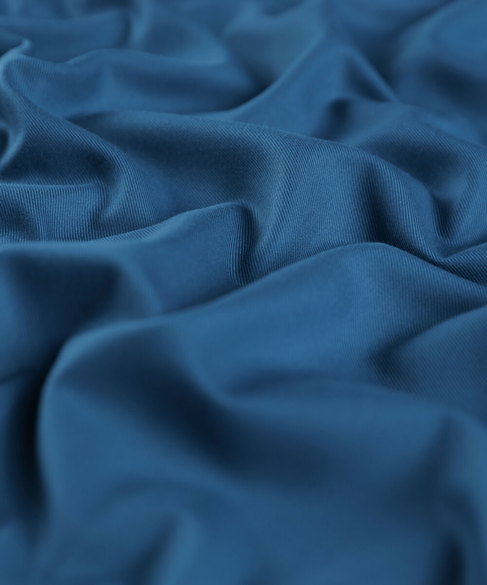 Men Unstitched Viscose Teal Full Suit Fabric