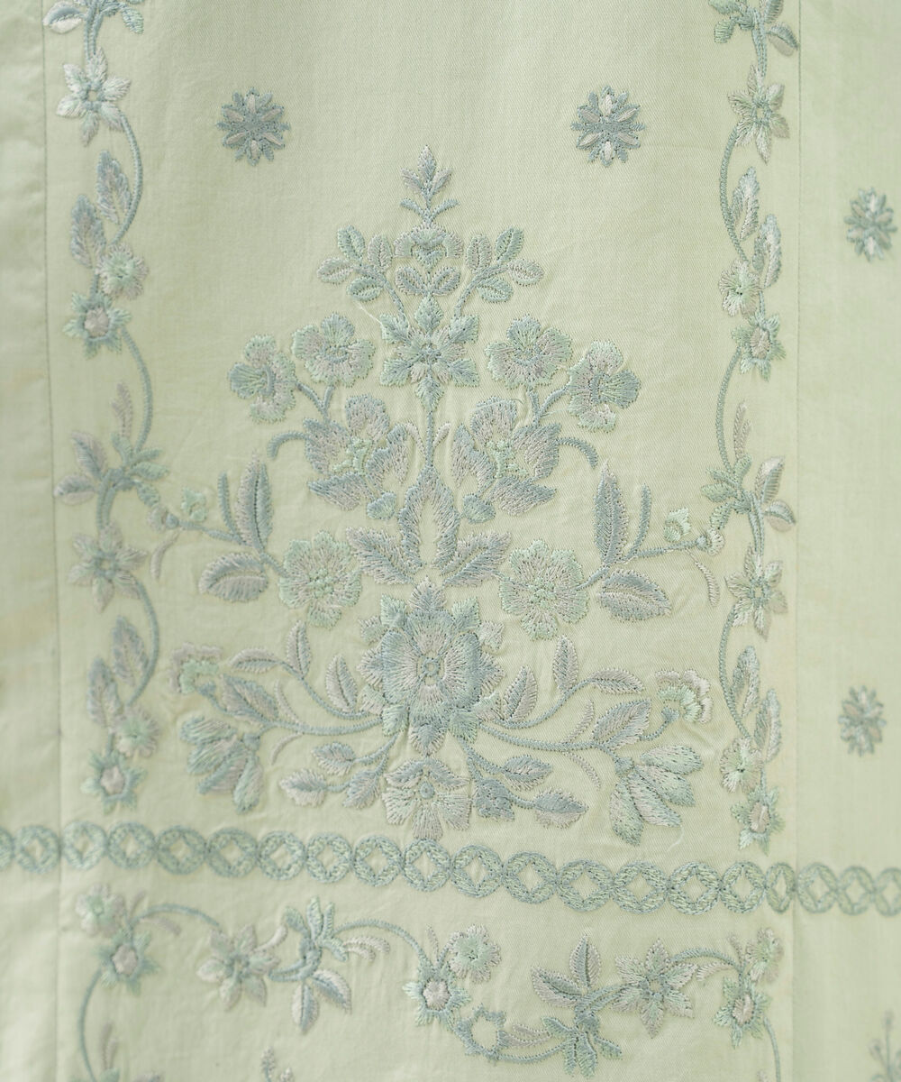 Women's Unstitched Embroidered Khaddar Grey 3 Piece Suit