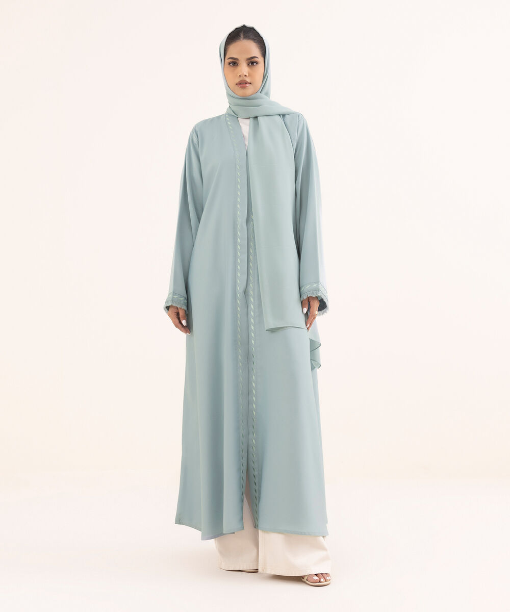 Women's Blue Nida Abaya