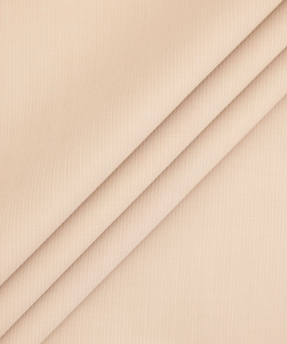 Men's Unstitched 2-Piece Premium Wash & Wear Dobby Light Khaki Suit