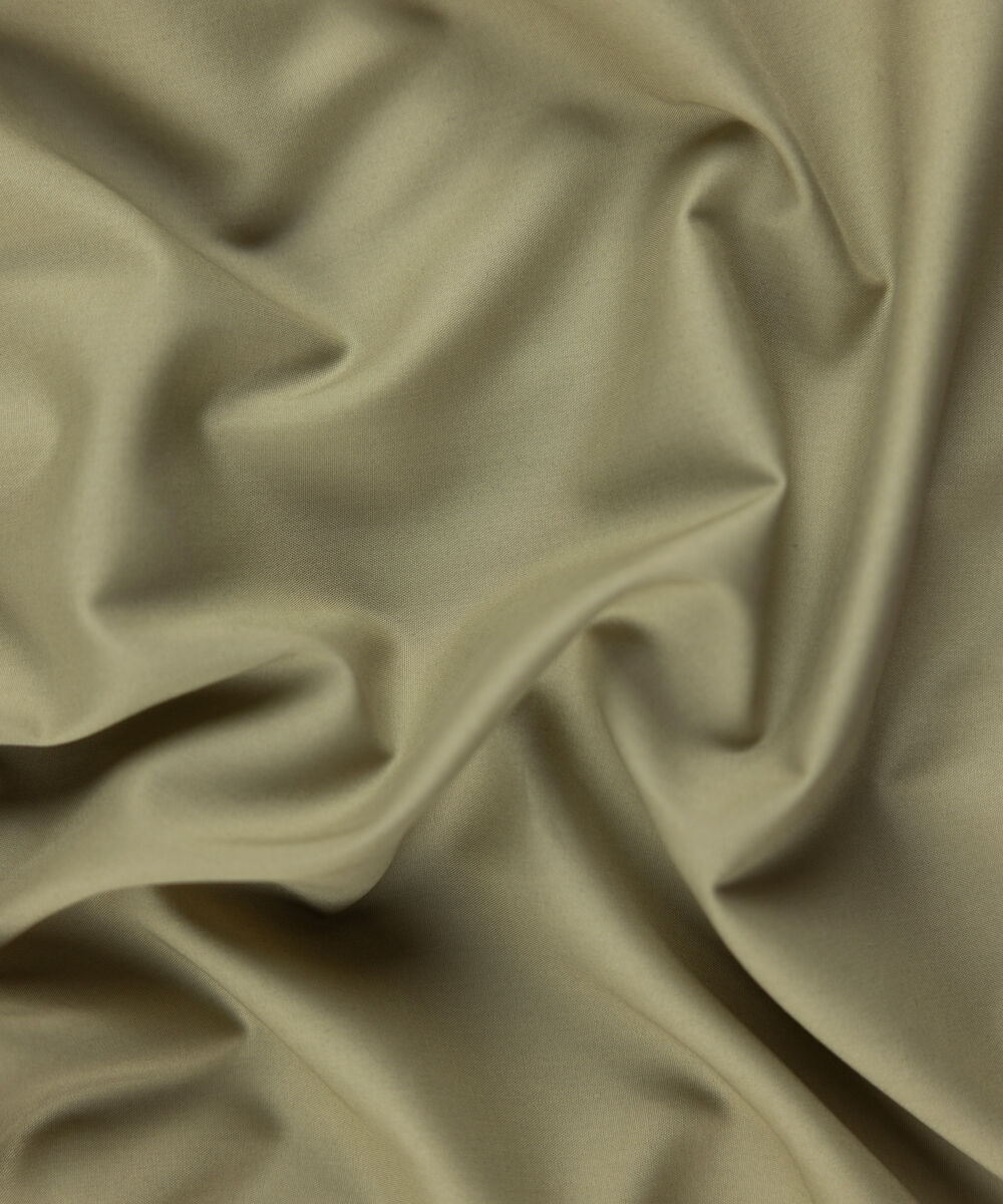 Men's Unstitched Two-Piece Refined Wash and Wear Light Olive Suit.