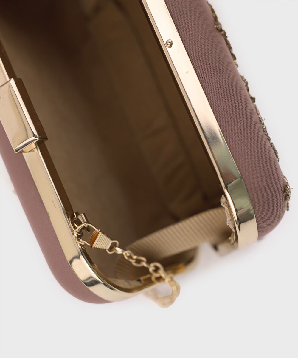 Women's Purple Hard Clutch