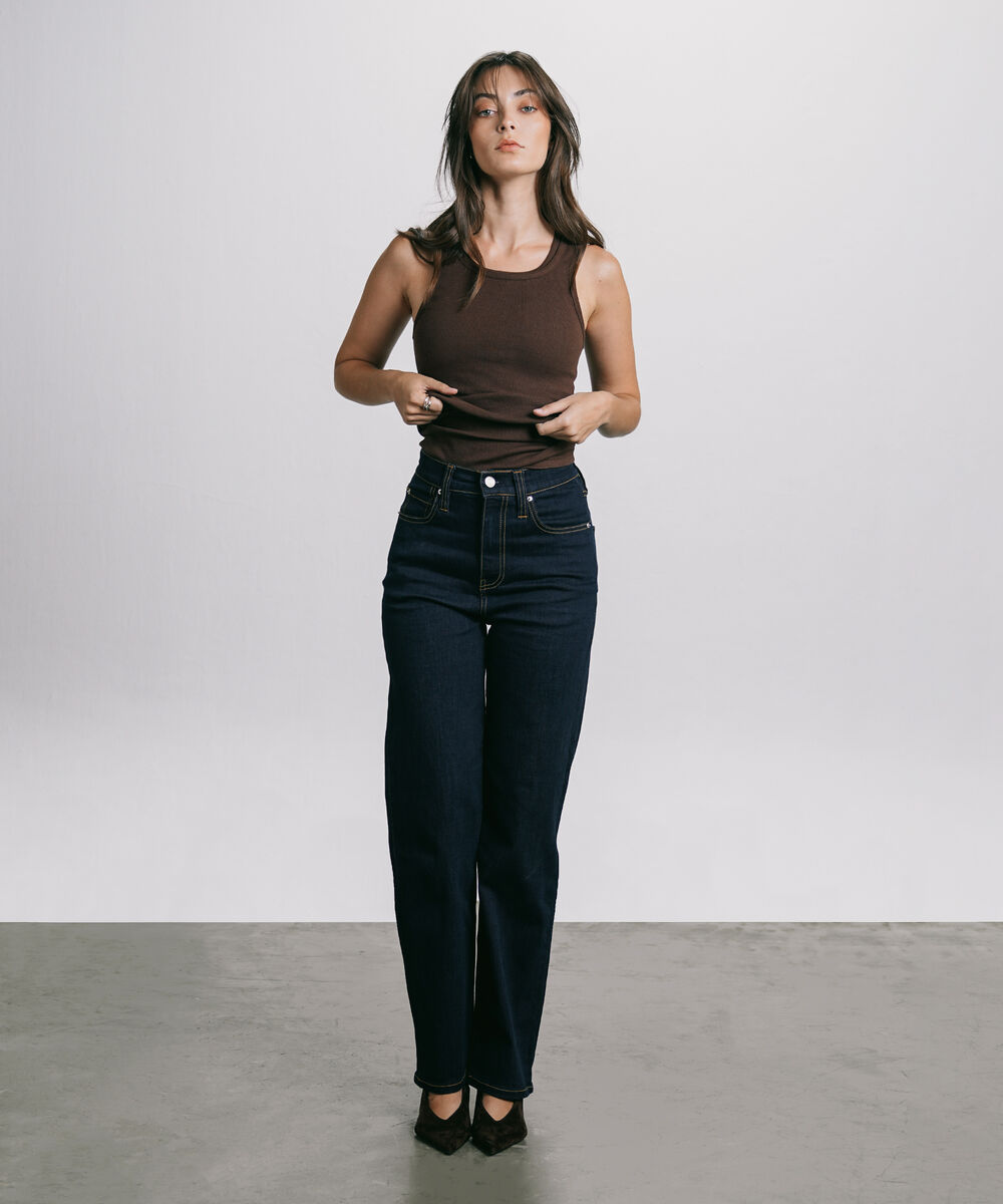 Women's Western Wear Brown Scoop Neck Knit Top