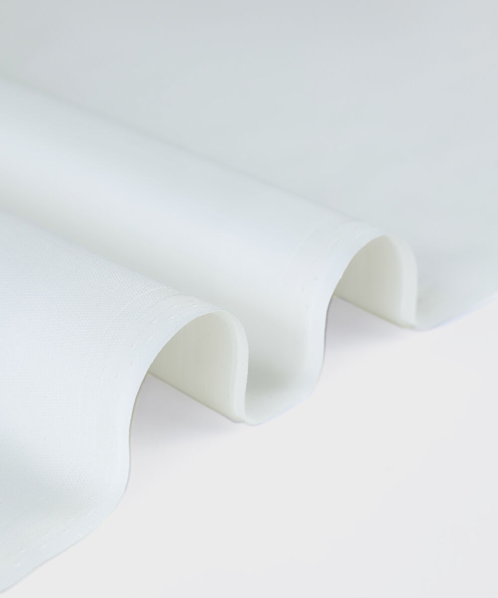 Men Unstitched Cotton Off White Full Suit Fabric