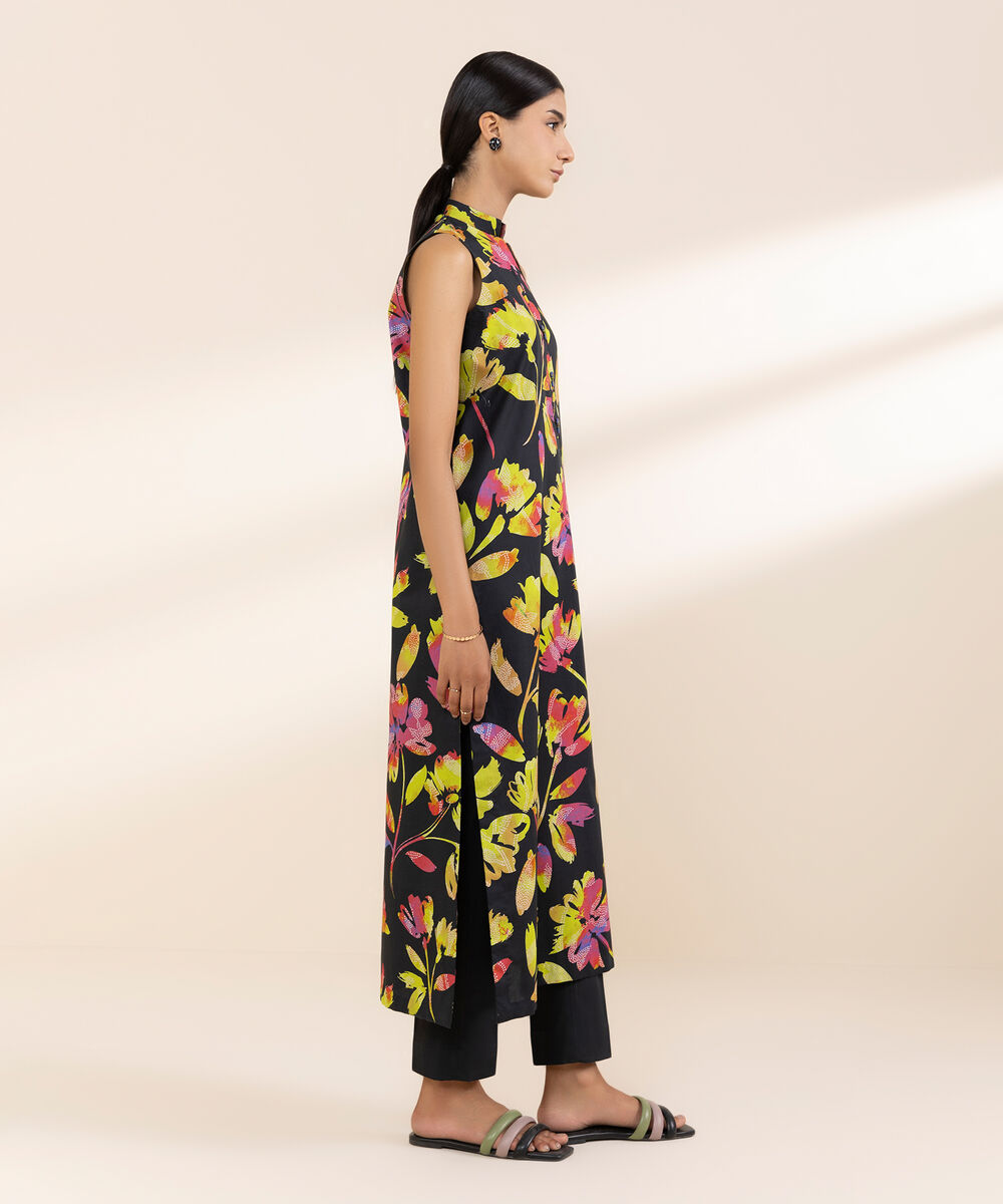 Women's Unstitched Lawn Printed Multi 2 Piece Suit