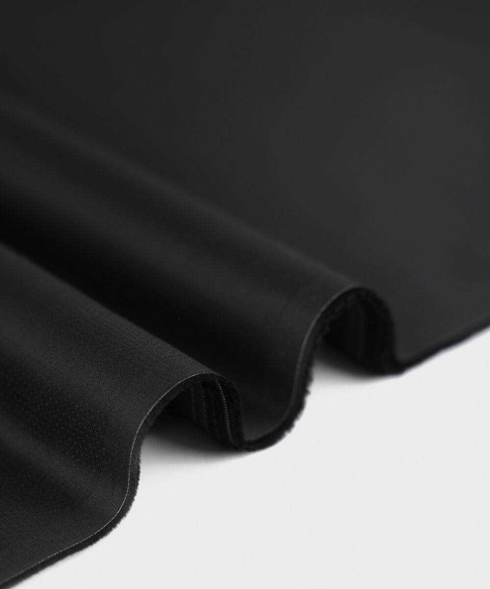 Men's Unstitched charcoal premium cotton dobby Suit