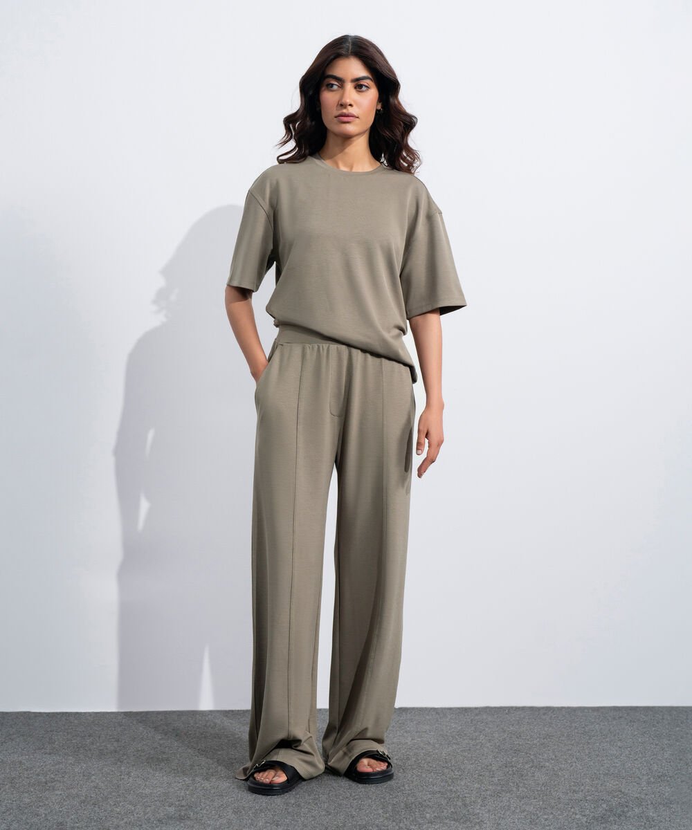 Women's Western Brown Soft Lux Pull-On  Trousers