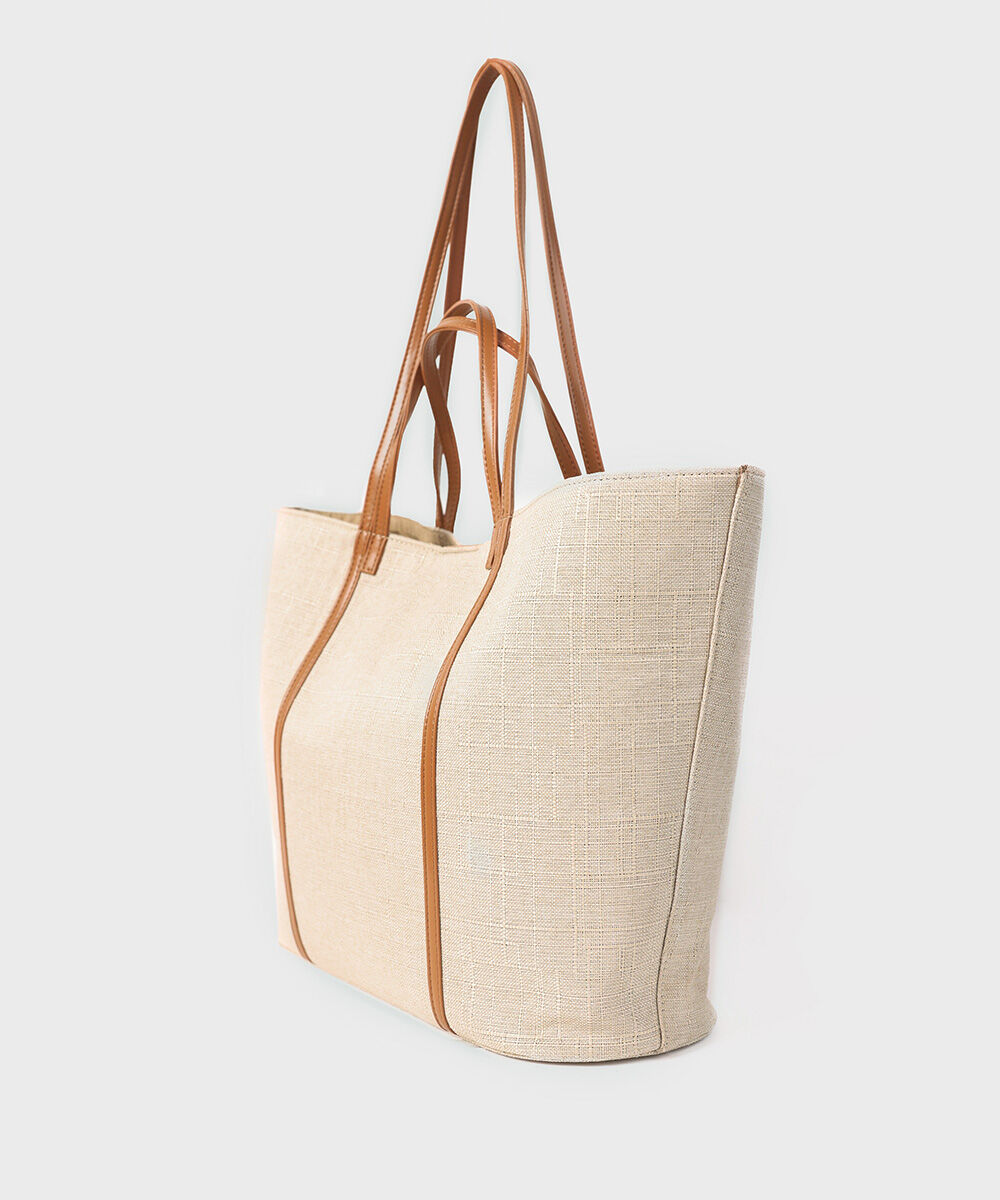 Women's Off White Tote