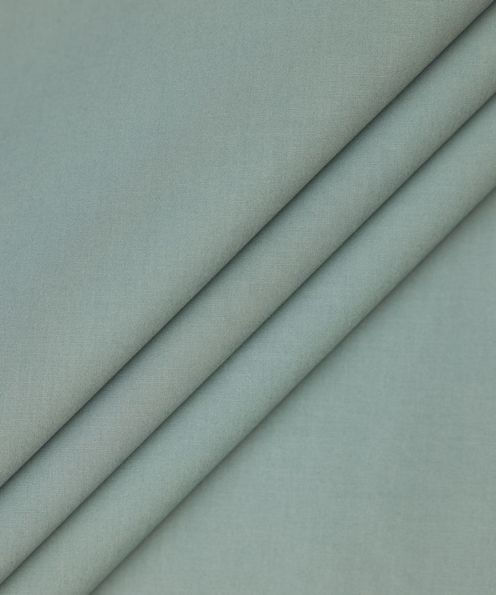 Men's Unstitched Premium Cotton Embroidered Grey Full Suit Fabric