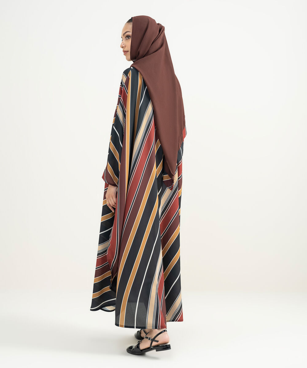 Women's Multi Printed Kaftan Abaya