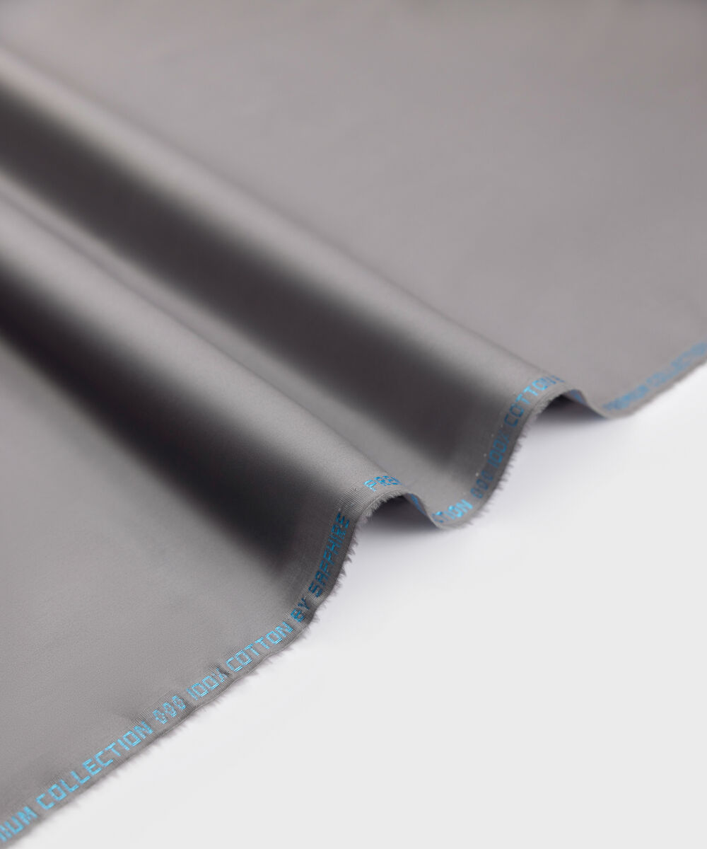 Men's Unstitched Two-Piece Premium Cotton Satin Mauve Suit.