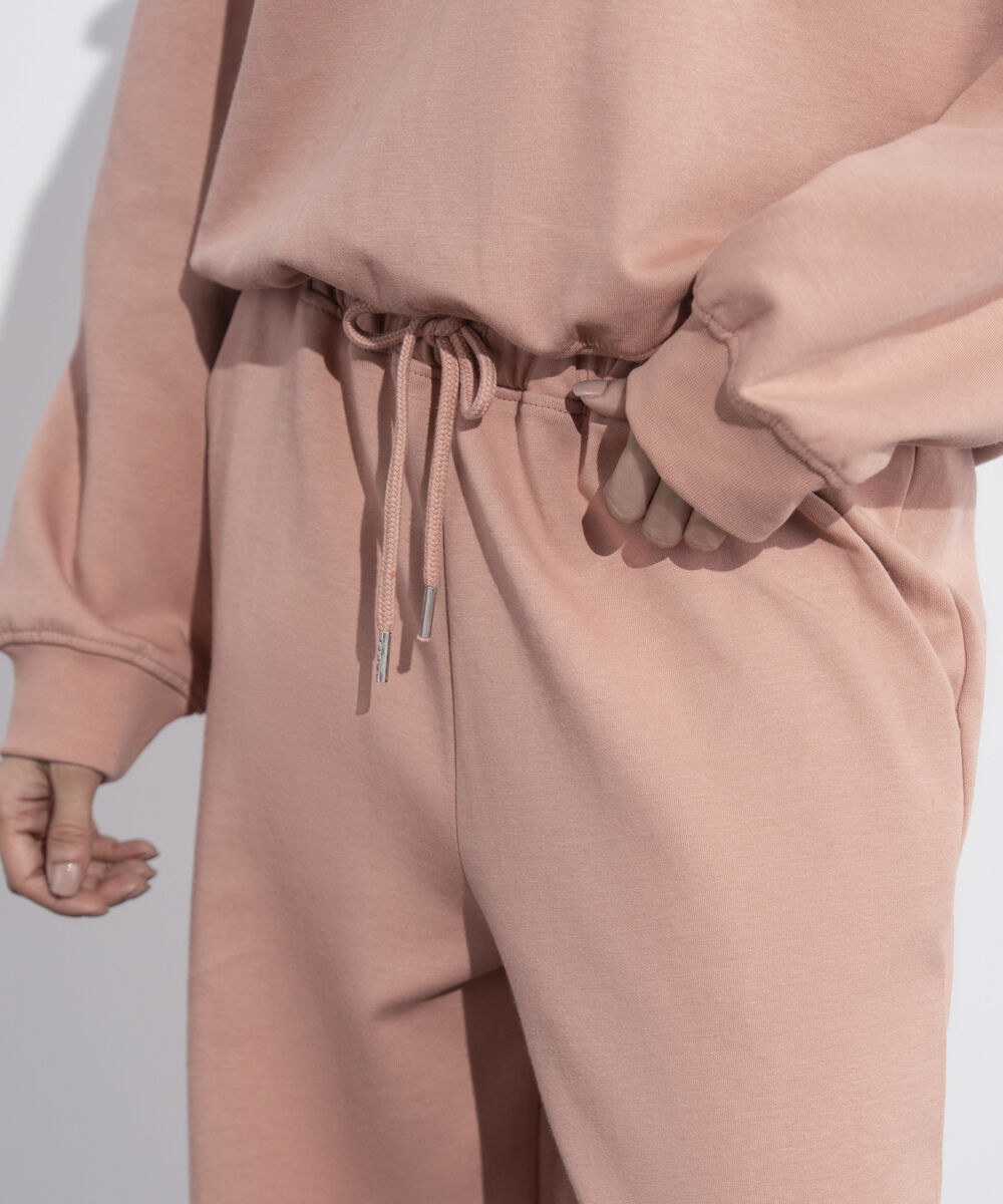 Women's Western Wear Pink Interlock Darted Pull-On Trousers