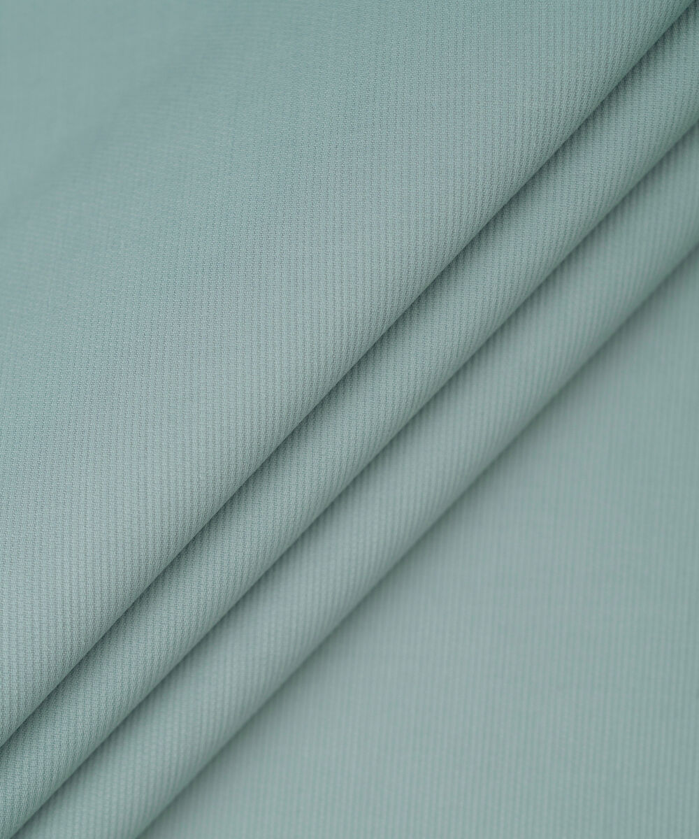 Men's Unstitched 2-Piece Dobby Wash & Wear Aqua Suit