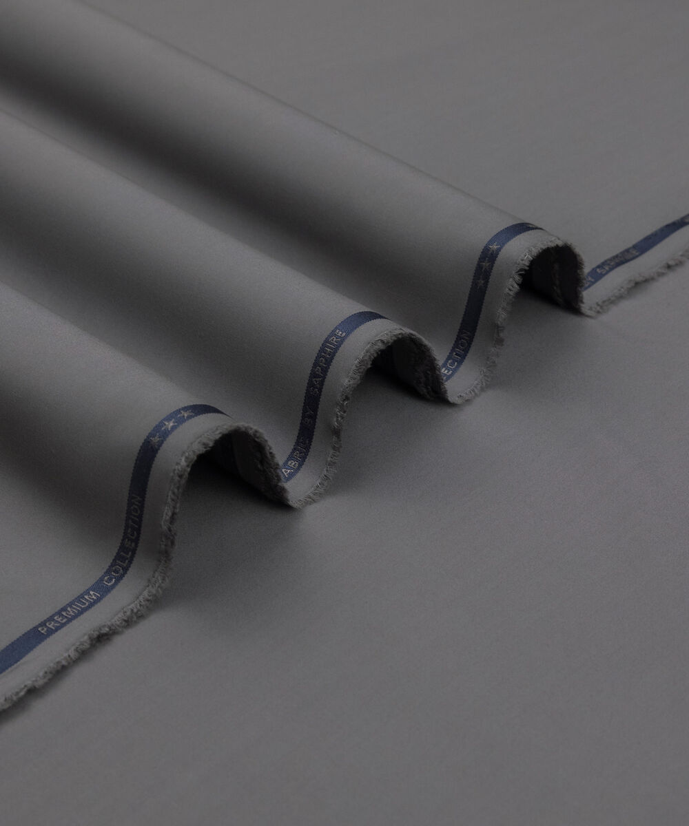 Men's Unstitched Two-Piece Grey Luxury Modal Suit