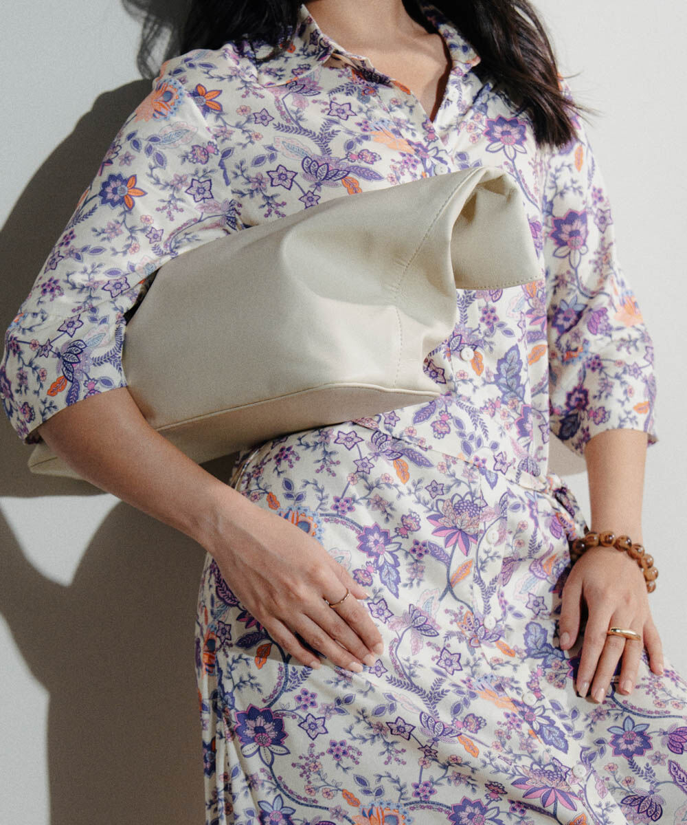 Women's Western Wear Multi Printed Dress With Belt