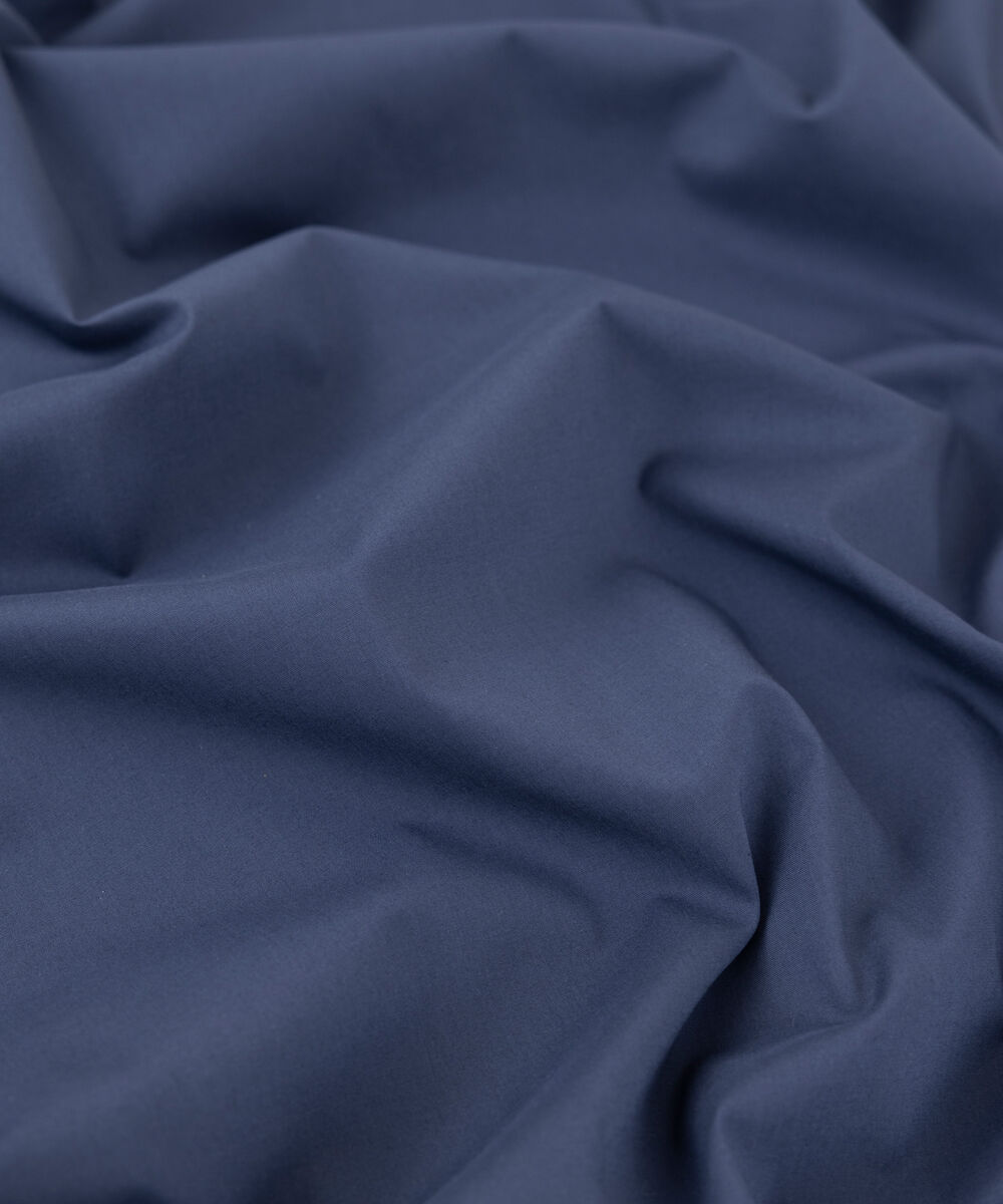 Men's Unstitched 2-Piece Premium Cotton Navy Suit