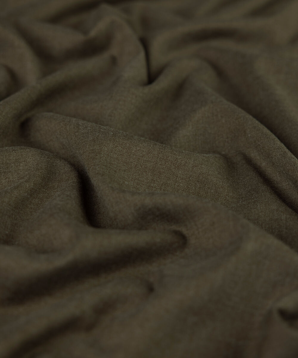 Men's Unstitched brown luxury wool blend Suit