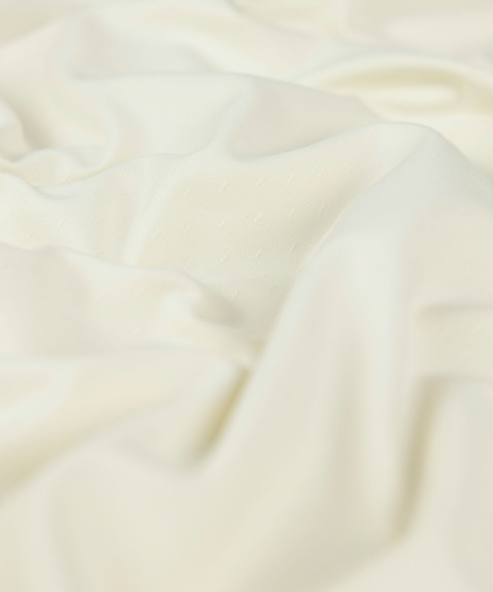 Men Unstitched Wash & Wear Beige Full Suit Fabric