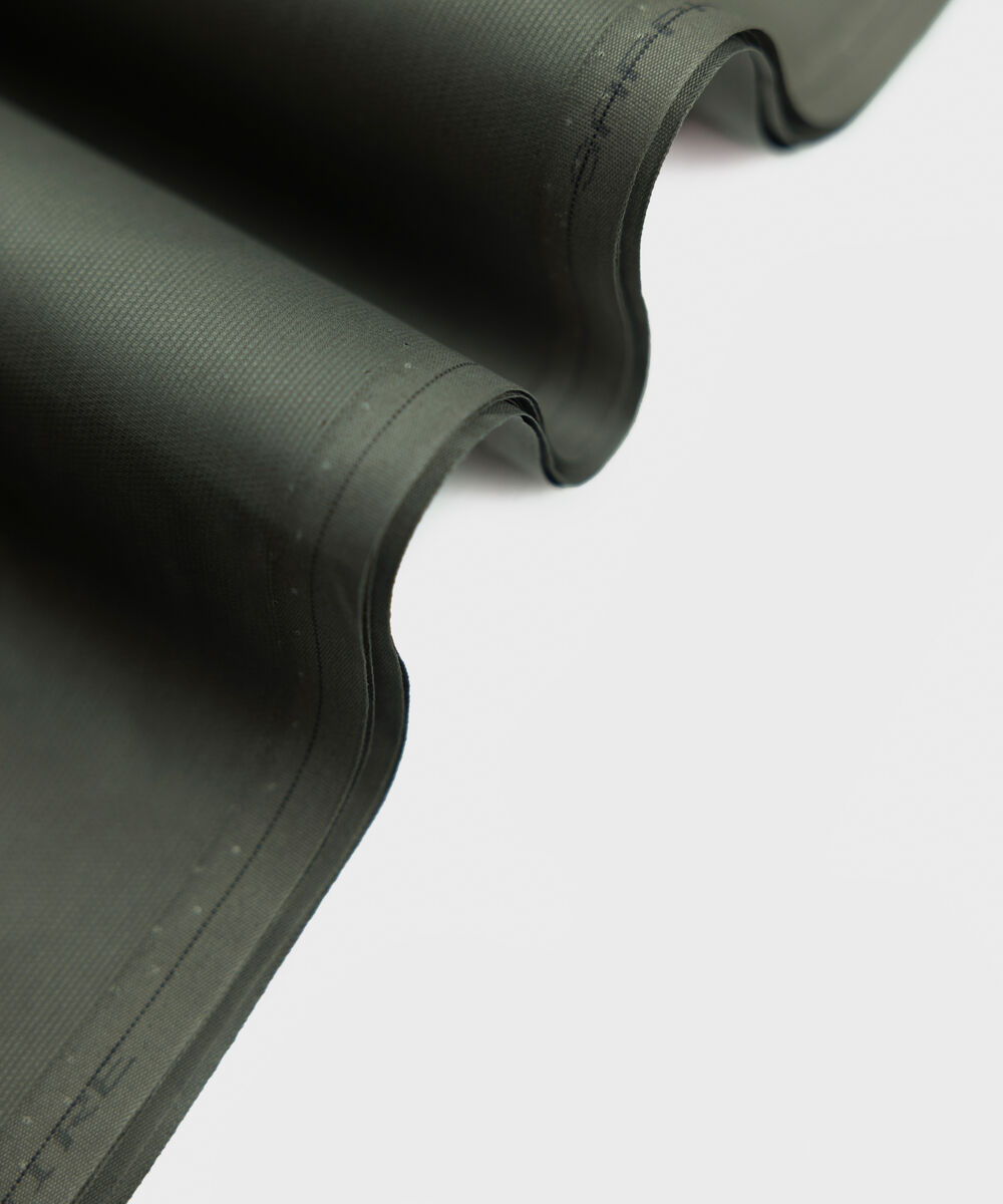 Men's Unstitched Two-Piece Cotton Dobby Light Cream Suit.