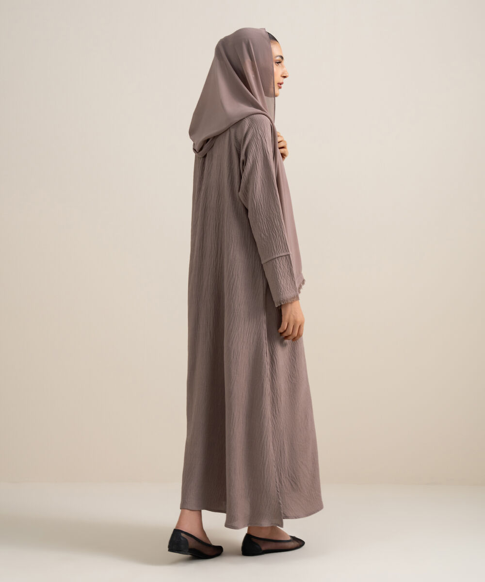 Women's Ivory Raglan Abbaya Set