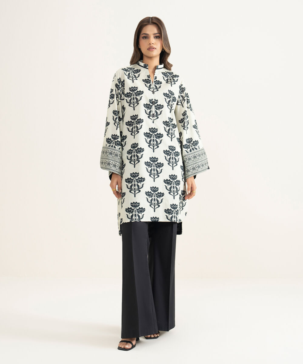 Women's Unstitched Lawn Printed Multi Shirt