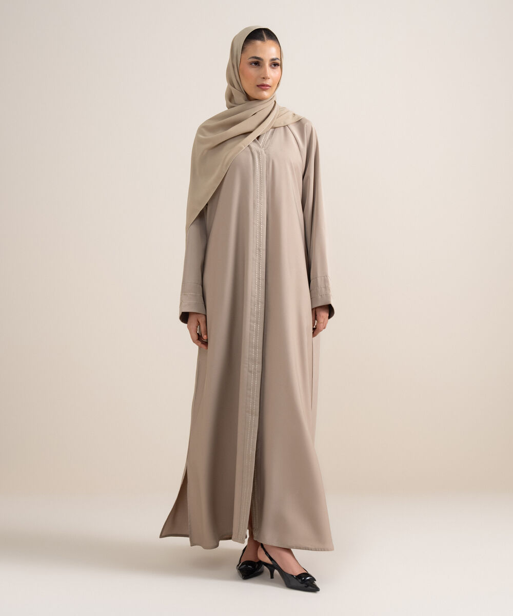 Women's Sage Green Raglan Abaya