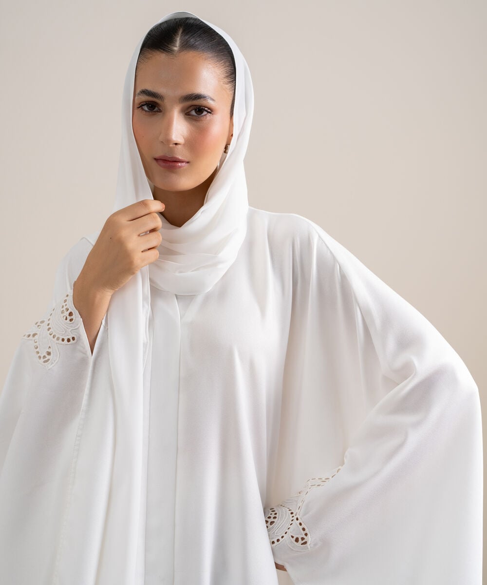 Women's White Hijab